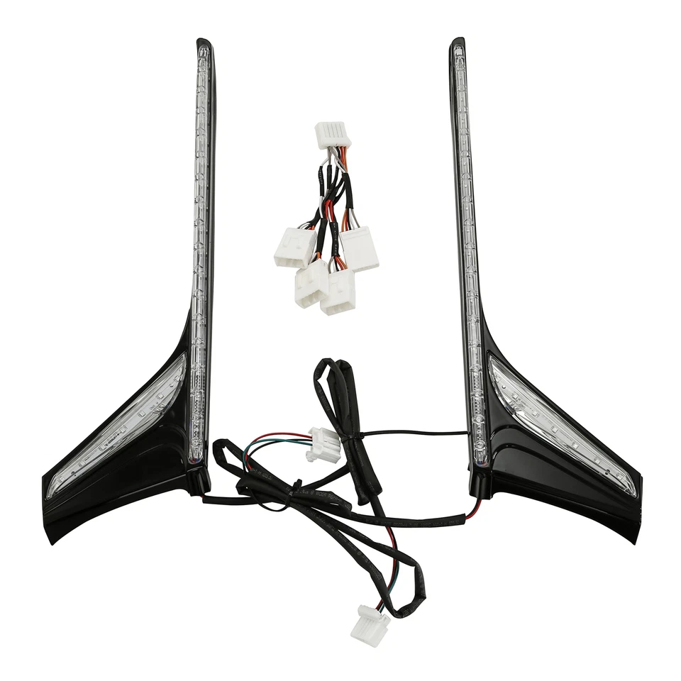 Saddlebag Accent Rear Fender Run Brake Vertical LED Light For Honda GL1800 F6B - Image 4 of 4