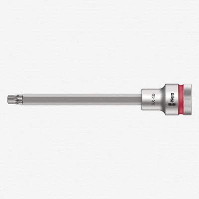 Wera 003854 1/2'' Drive Zyklop TORX  Bit Socket with Holding Function T40 Long