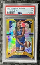 2020 Panini Prizm WNBA Satou Sabally Gold Rookie RC #90 /10 PSA 9