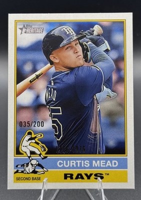 2025 Topps Heritage - Curtis Mead #326 Bicentennial /200