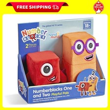 hand2mind Number blocks One and Two Playful Pals, Plush Figure Toys, Numbers f