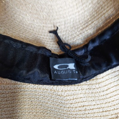 August Hats Packable Straw Sun Hat Beach Resort Cloche Bucket OSFM August Hats Packable Straw Sun Hat Womens Adjustable Beach  main image 3