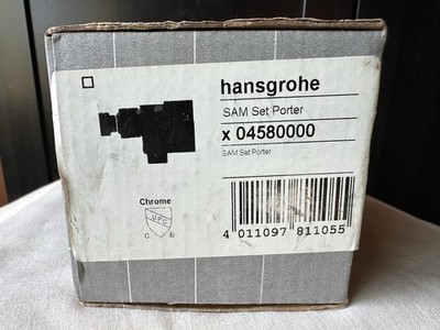 Hansgrohe SAM Set Porter 04580820 CHROME for Shower Holder-New, Open Box
