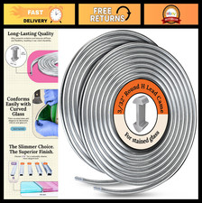 3/32" Round H Hobby Lead Came for Stained Glass - 12 Ft, Strong  Durable, Ideal