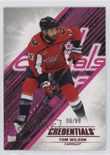 2024-25 Upper Deck Credentials Pink 6/99 Tom Wilson #41 f6d