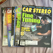 Car Stereo Review Jan, Apr, May, Jun, Jul, Aug, Nov/Dec 1998 Magazine Set of 7