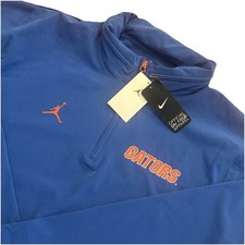 NWT Nike Jordan Florida Gators 1/4 Zip Men 2XL On Field Hoodie Windbreaker