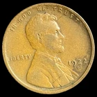 1922-D Wheat Cent - Lincoln Penny United States of America 1c Vintage Coin