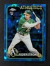 2024 Topps Chrome TYLER SODERSTROM Rookie RC Sapphire Oakland Athletics #244