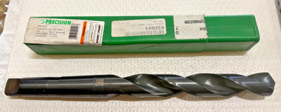 Precision Twist Drill 1-9/32  Taper Shank Drill USA HSSCo 4MT (NEW)