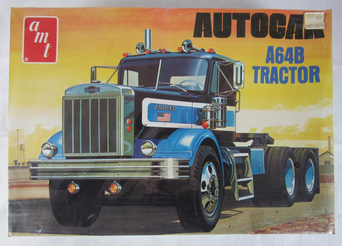 Vintage Original AMT 1/25 Autocar A64B Semi Tractor Sealed MIB