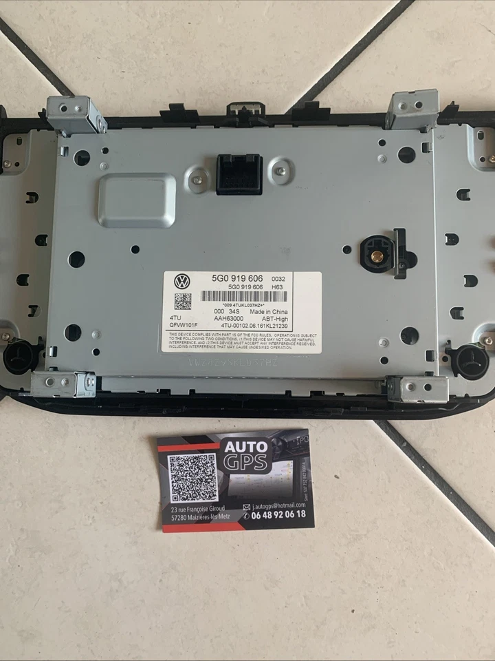 Autoradio Volkswagen Golf VII 5G0919606 - Photo 4/4
