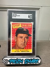 Ted Williams [All Star] #485 Prices | 1958 Topps | Baseball Cards