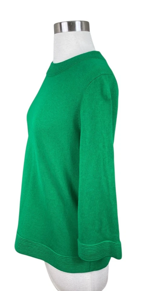 Boden NUEVO Suéter Kelly Verde Algodón Lana Talla Pequeña Preppy Foto 2 de 4