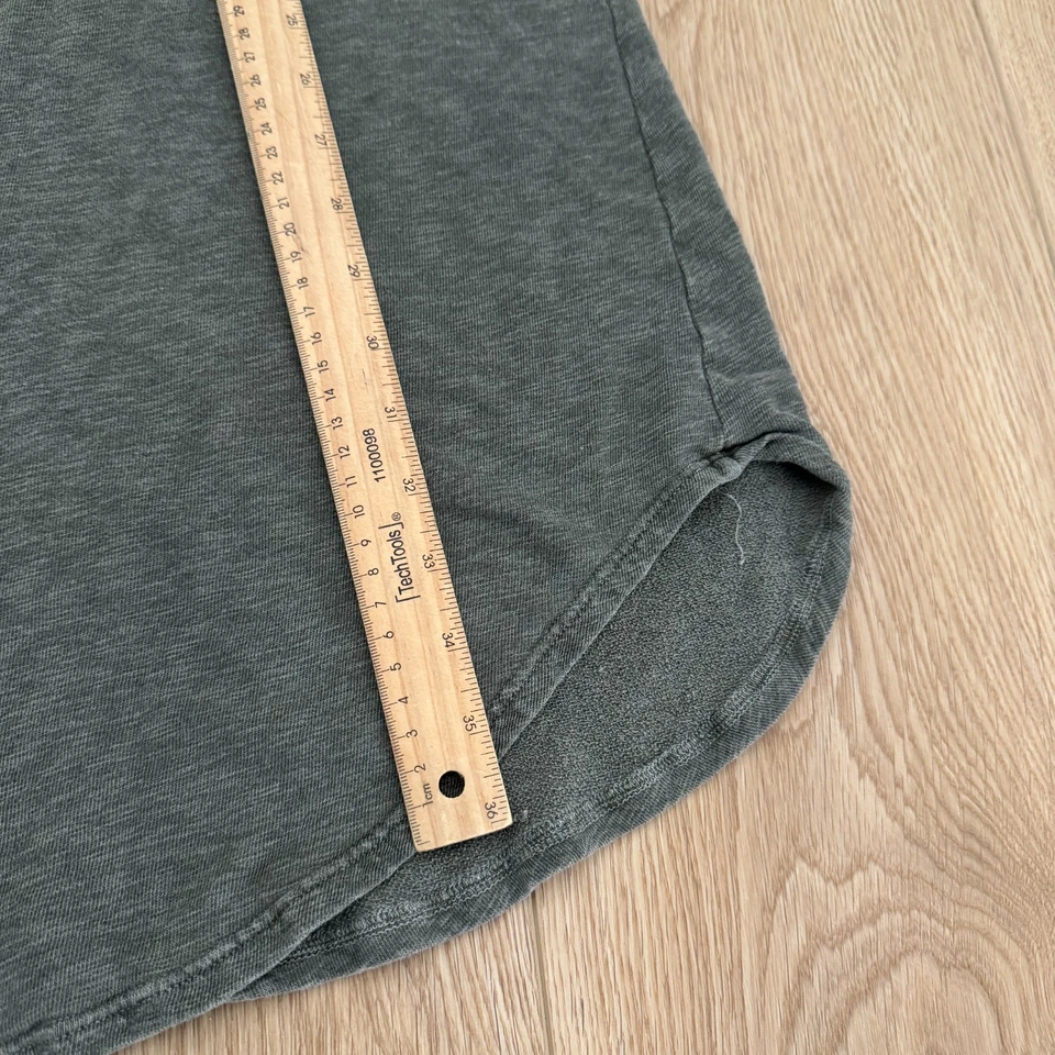 Vestido Suéter James Perse Estándar Para Mujer Manga Larga Gris Algodón Talla 4 (Lg) Foto 3 de 4