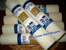 6 Rolls Magic Cover Shelf Liner, Non-Adhesive Grip, White 12 x 5 Feet