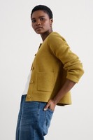 Seasalt Women's Regular Rock Lily Knitted Jacket Pear