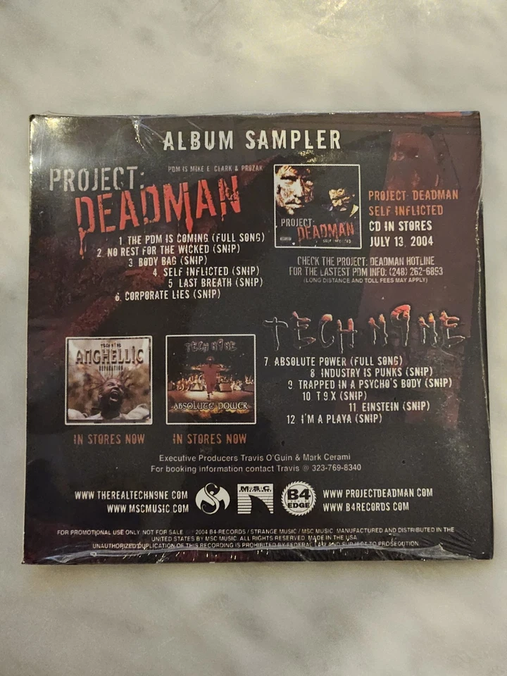 Tech N9ne - Project DeadMan - Hostile Takeover - Sampler - Imagem 3 de 4