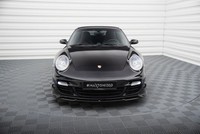 Maxton Design Frontlippe Passend FüR Porsche 911 Turbo 997 Schwarz Hochglanz