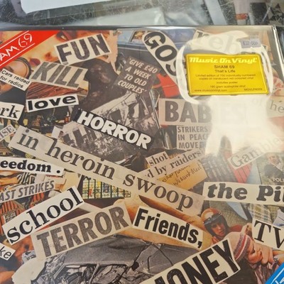 SHAM 69 LP That's Life RED COLOURED VINYL 750 Made LtdNo.d New Sealed MAILS SAME