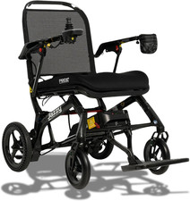 Jazzy Ultra Light Folding Travel Power Chair - 300 Lbs Capacity, 3.69 Mph, Light