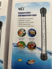 MQ Submersible LED Fish Tank Light Underwater Remote 16-Color IP68 Waterproof