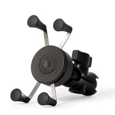 Ram Motorcycle Bike Handlebar Rail Mount X-Grip Holder Cell Mobile Phone Black