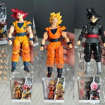 Dragon Ball Z S.H.Figuarts Action Figure 6'' Goku Gokou Black Super Saiyan Rose