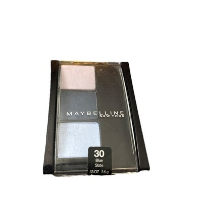Maybelline Expert Wear EYESHADOW Trio Blue Slate 30- No Brushes