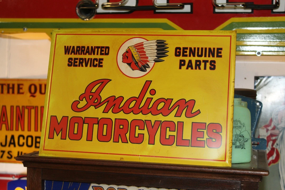 Preços baixos em Indian Motorcycle Entre Placas e Letreiros