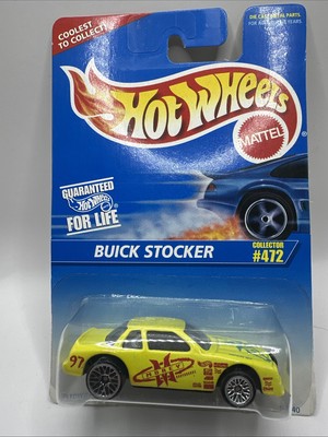 Hot Wheels 1996 Neon Yellow Buick Stocker Morey #472 B3