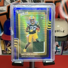 Panini Donruss Optic 2025 Threads Matthew Golden Rookie Packers Blue Hyper #DTB…