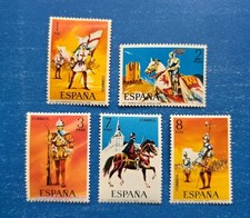 Spain Stamps, Scott 1766-1770 Complete Set MNH