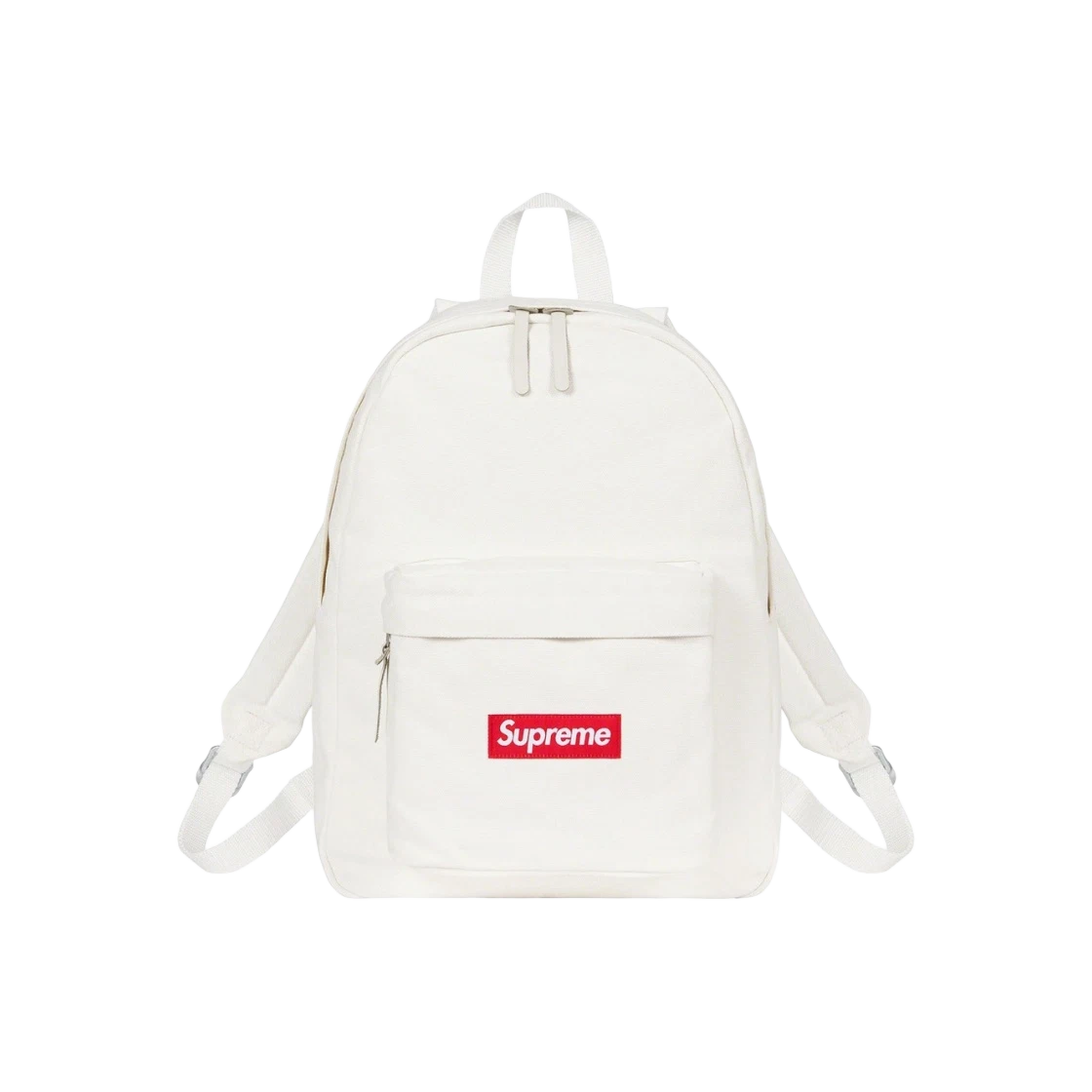 Sac à dos en toile blanche Supreme