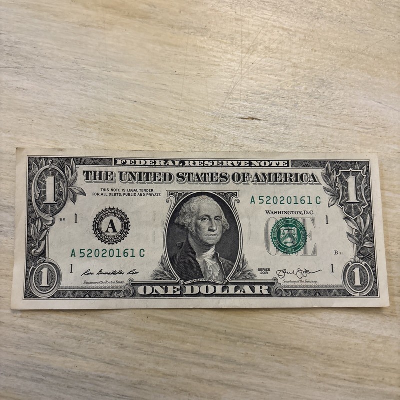 Birthday Note, Anniversary One Dollar 01/25/2016 A 52020161 C           2013￼