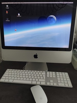 Apple iMac 20 Zoll, A1224, Tastatur und Maus