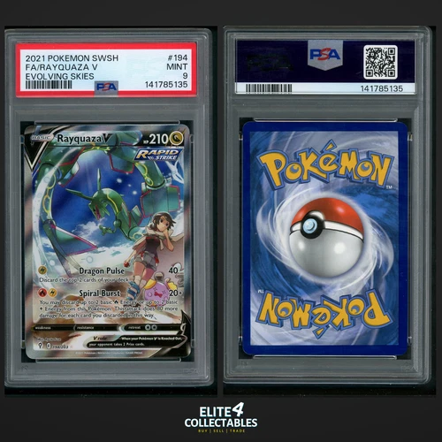 Rayquaza V 194/203  - PSA 9 (Evolving Skies)