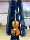 Violin 4/4 German Factory Fiddle Strad Copy C. Late 19th Century  W/Case & Bow
