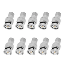 10PCS BNC Male to F-Type Female Coaxial Adapter Accessory for CCTV Camera DVR