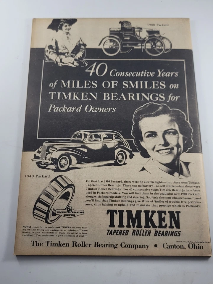 1940 Packard Motor Car Company 40-я Юбилейная Газета - Изображение 4 из 4