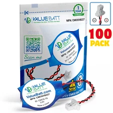 RTC CMOS Battery for Lenovo 02DC036 00HN615 00HN933 2 pin CR2016 100-Pack