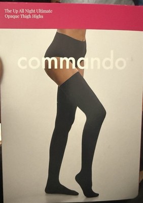 Commando Women's Up All Night Thigh Highs Black S/M