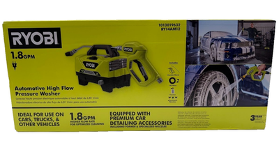 #ad RYOBI 1200 PSI 1.8 GPM Automotive High Flow Electric Pressure Washer Kit $134.99