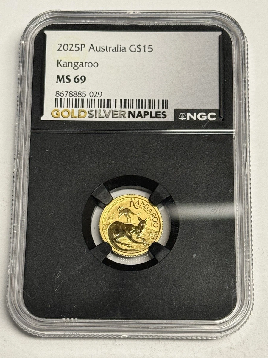 Australian Nugget/Kangaroo NGC Certified Gold Bullion Coins for
