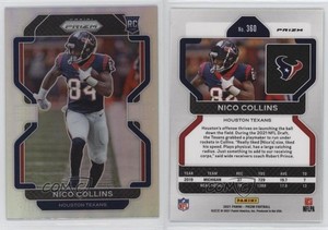 2021 Panini Prizm Rookie Silver Prizm Nico Collins #360 Rookie RC