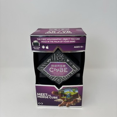 Merge Cube Holographic Handheld AR/VR Holograms Use Phone Android & Apple - NEW 