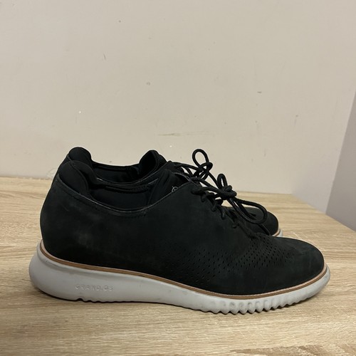 Cole Haan Men's 2.0 Zero Grand Laser Wingtip Oxford Size 11M Black C23807 - Picture 8 of 14