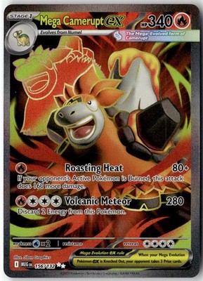 Mega Camerupt ex - Holo ME01: Mega Evolution 156/132 NM