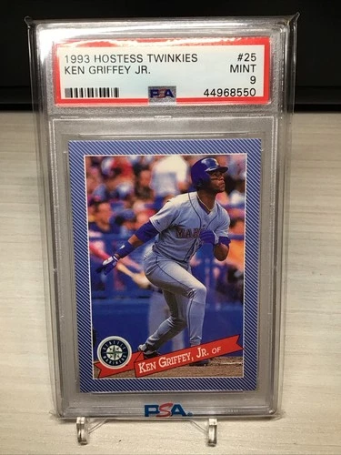 1993 Hostess Twinkies Ken Griffey Jr. Seattle Mariners #25 PSA 9