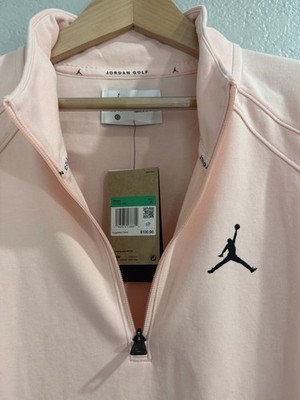 Nike Jordan Golf Men's Half-zip Long Sleeve Top FB7562-622 Pink